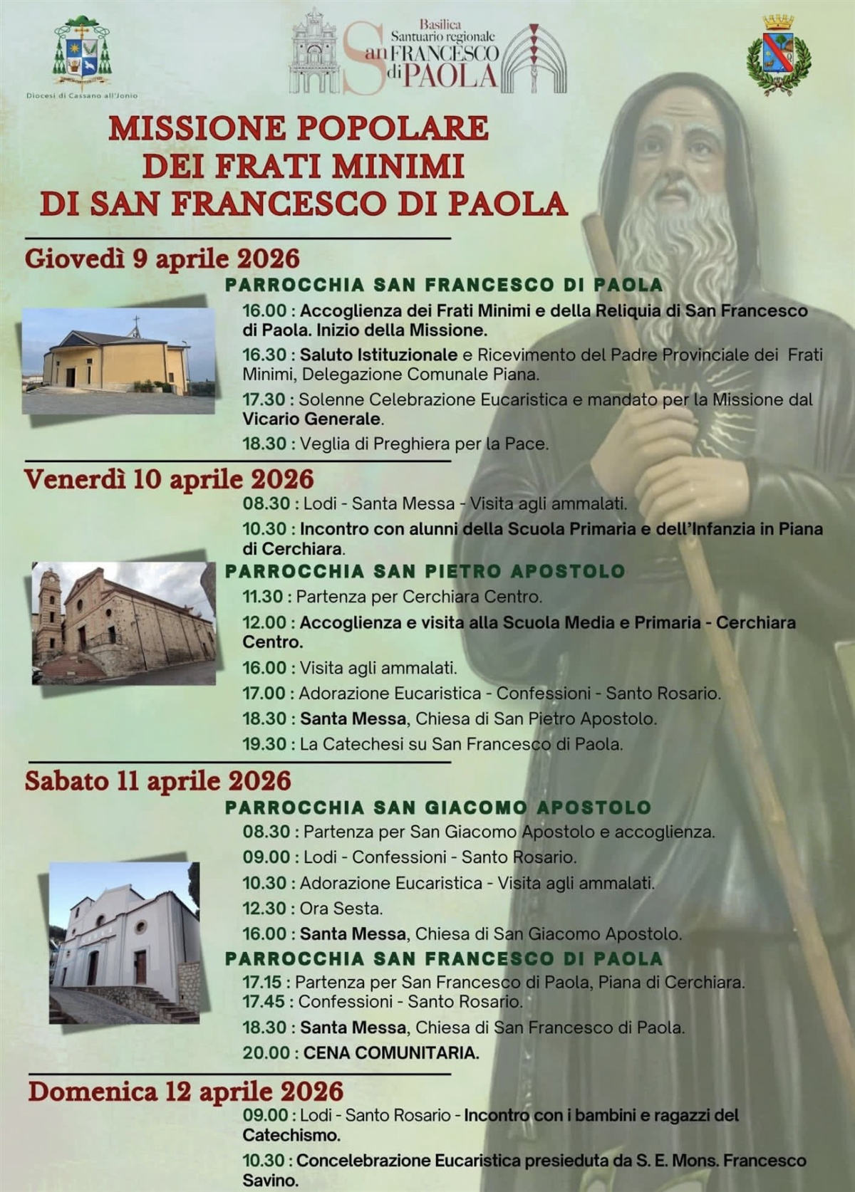 Missione Popolare dei Frati Minimi di San Francesco di Paola