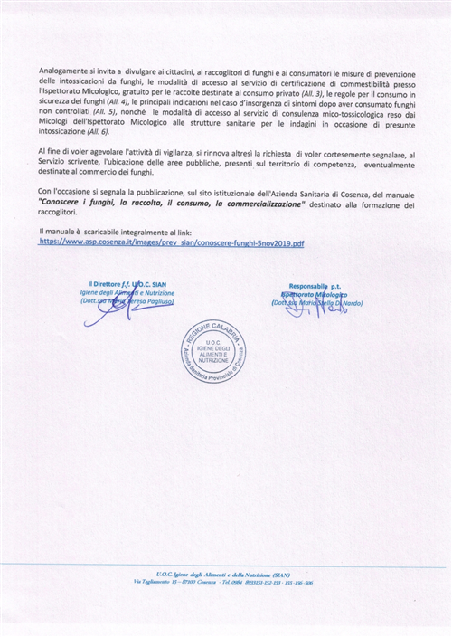 Avviso importante per i cittadini!