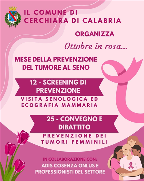 Ottobre in rosa...LA PREVENZIONE È UN DONO PREZIOSO