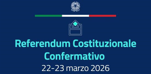Avviso alla cittadinanza â€“ REFERENDUM COSTITUZIONALE CONFERMATIVO - 22/23 marzo 2026
