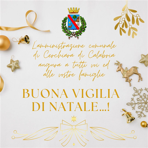 Buona Vigilia di Natale