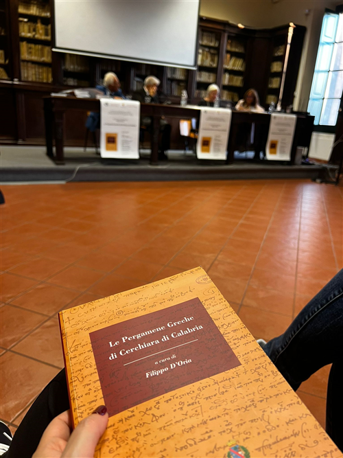Grande successo per la presentazione a Napoli del libro ''Le Pergamene Greche di Cerchiara di Calabria'' di Filippo D’Oria!