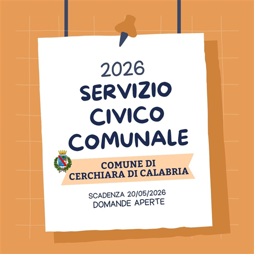 Servizio Civico Comunale - Anno 2026