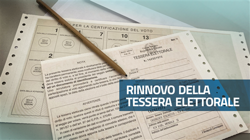 AVVISO AGLI ELETTORI - Rilascio nuove tessere elettorali